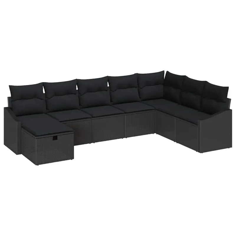 Sofos komplektas su pagalve 8 pcs poliratanas