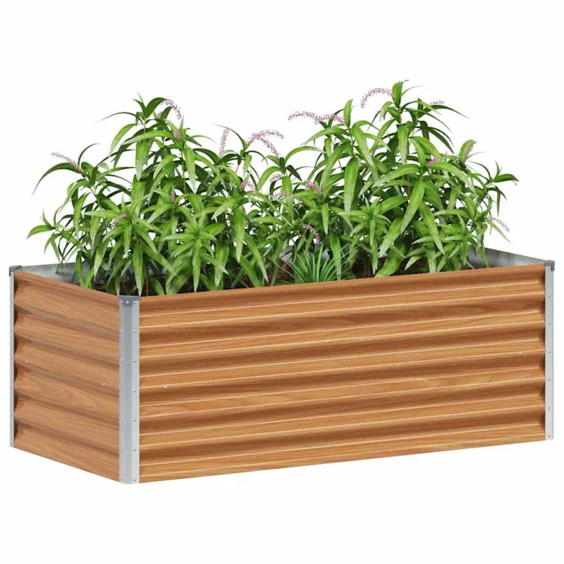 Paaukštinta sodo lova 98 x 50 x 36 cm Cinkuota plienas