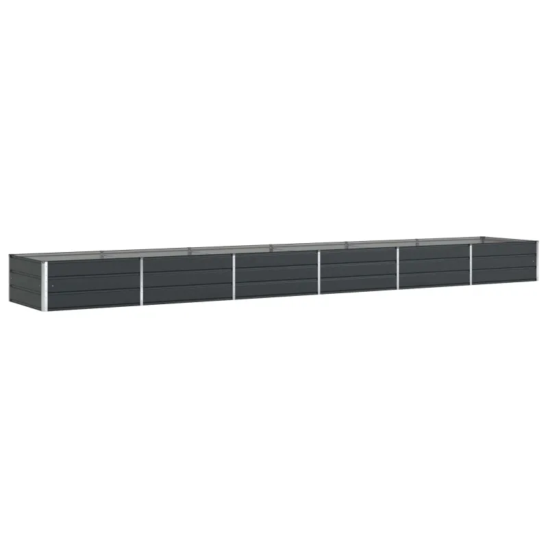 Lovelis Antracitas 580 x 100 x 45 cm Cinkuota plienas
