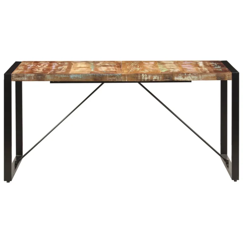 Valgomojo stalas, 160x80x75cm, perdirbtos medienos masyvas