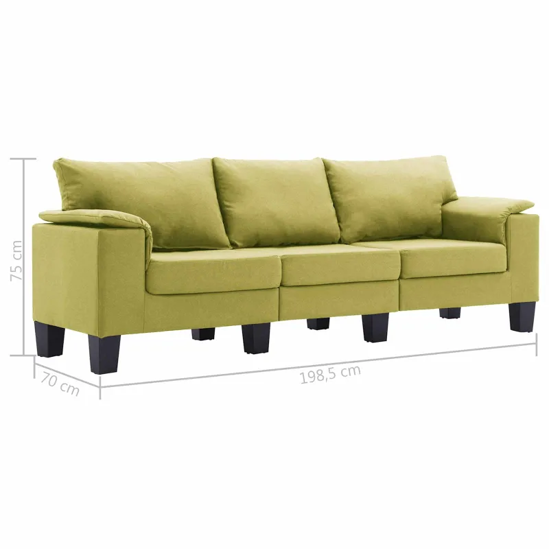 Sofa Žalia audinys