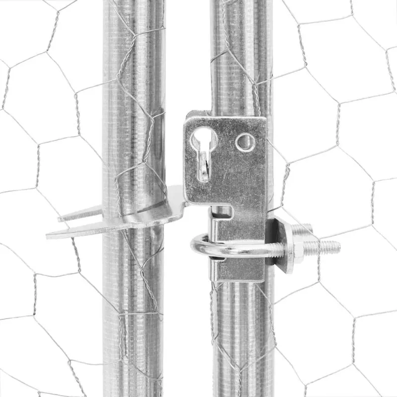 Lauko voljeras šunims su aptvaru, 4x2x1,5m, plienas