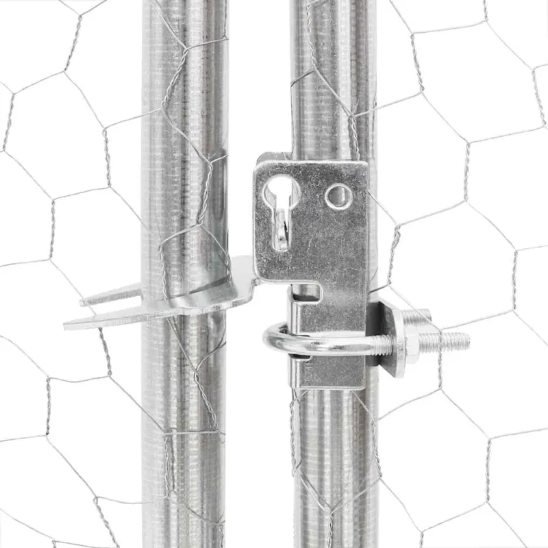 Lauko voljeras šunims su aptvaru, 7x2x1,5m, plienas