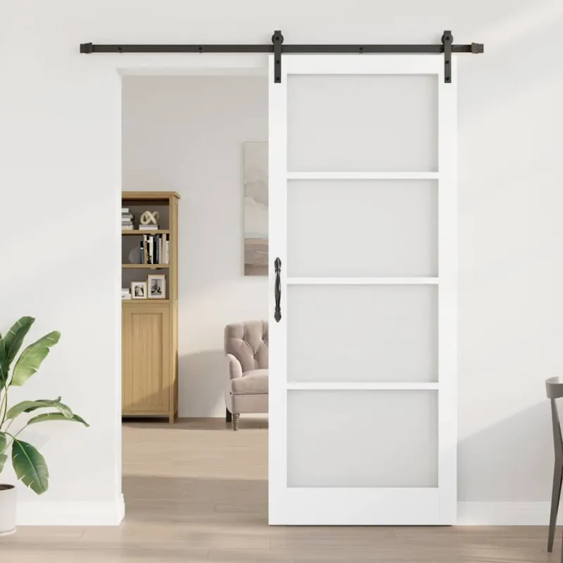 Slankios durys ORKDAL Balta ir juoda 93 x 232 cm