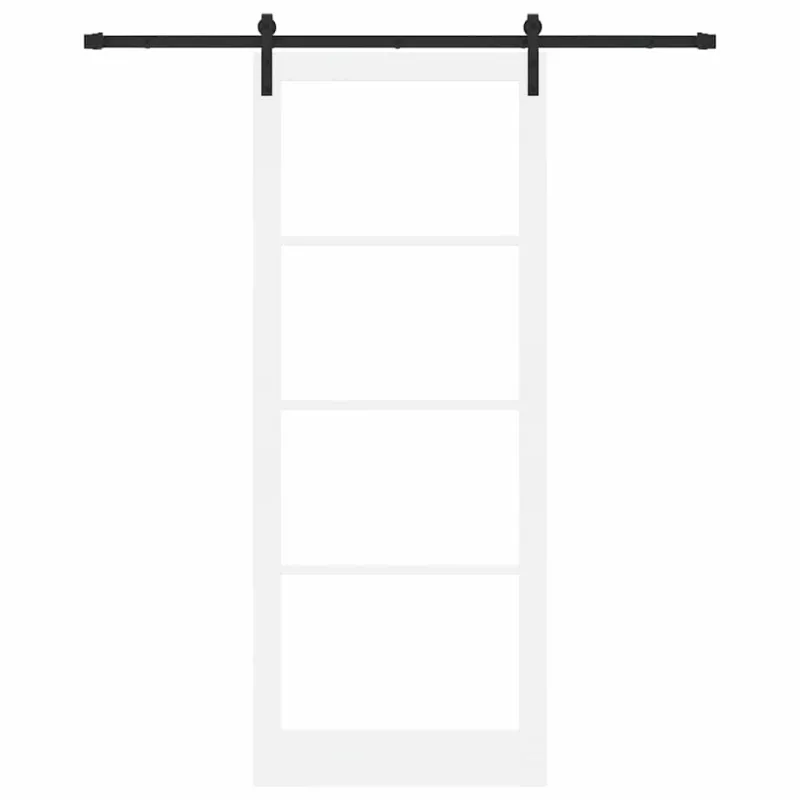 Slankios durys ORKDAL Balta ir juoda 93 x 232 cm