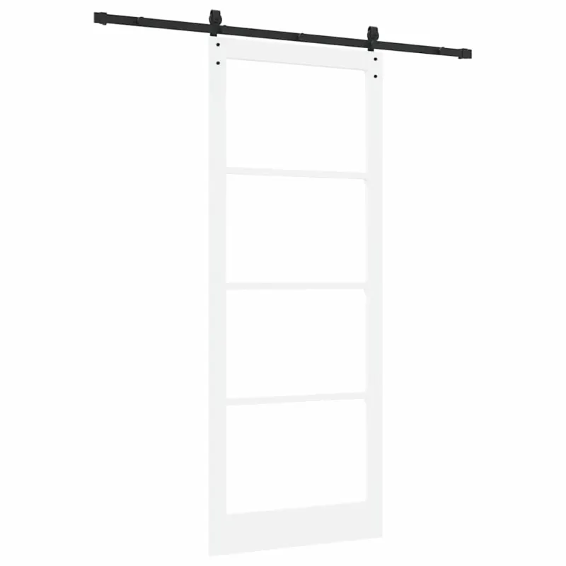 Slankios durys ORKDAL Balta ir juoda 93 x 232 cm