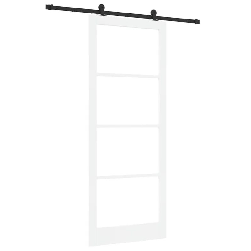 Slankios durys ORKDAL Balta ir juoda 93 x 232 cm