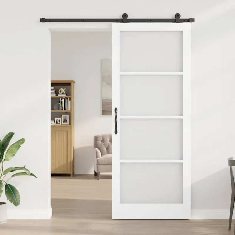 Slankios durys ORKDAL Balta ir juoda 93 x 232 cm
