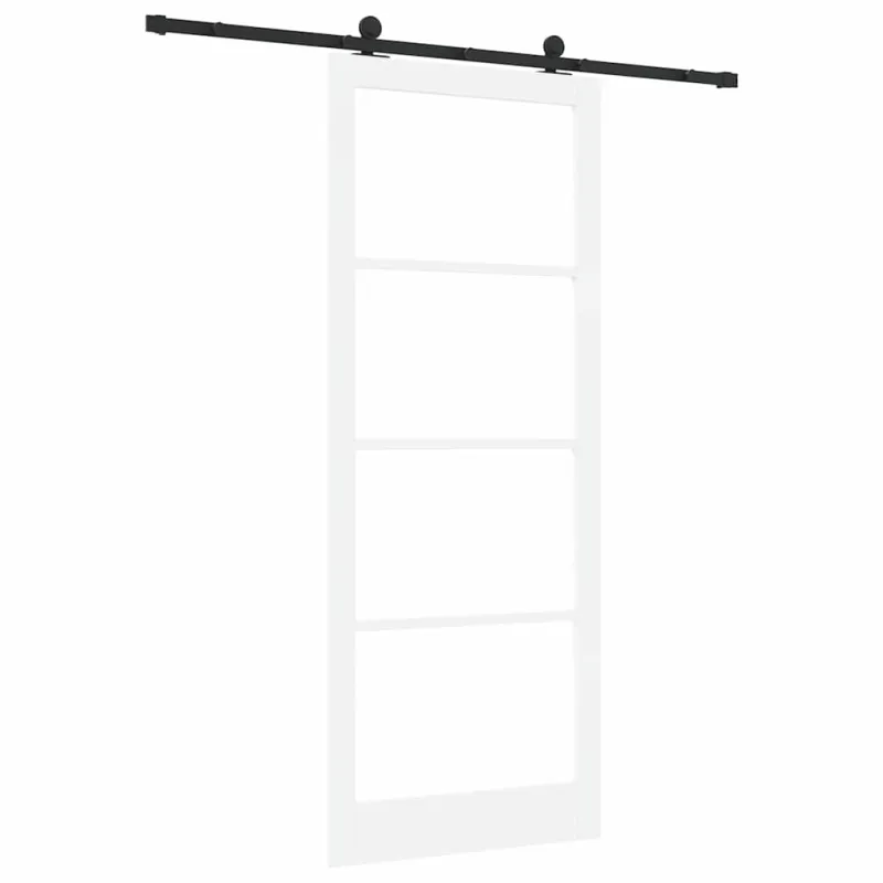 Slankios durys ORKDAL Balta ir juoda 93 x 232 cm