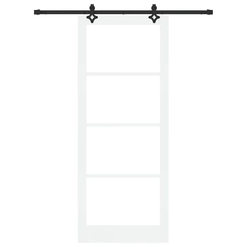 Slankios durys ORKDAL Balta ir juoda 93 x 232 cm