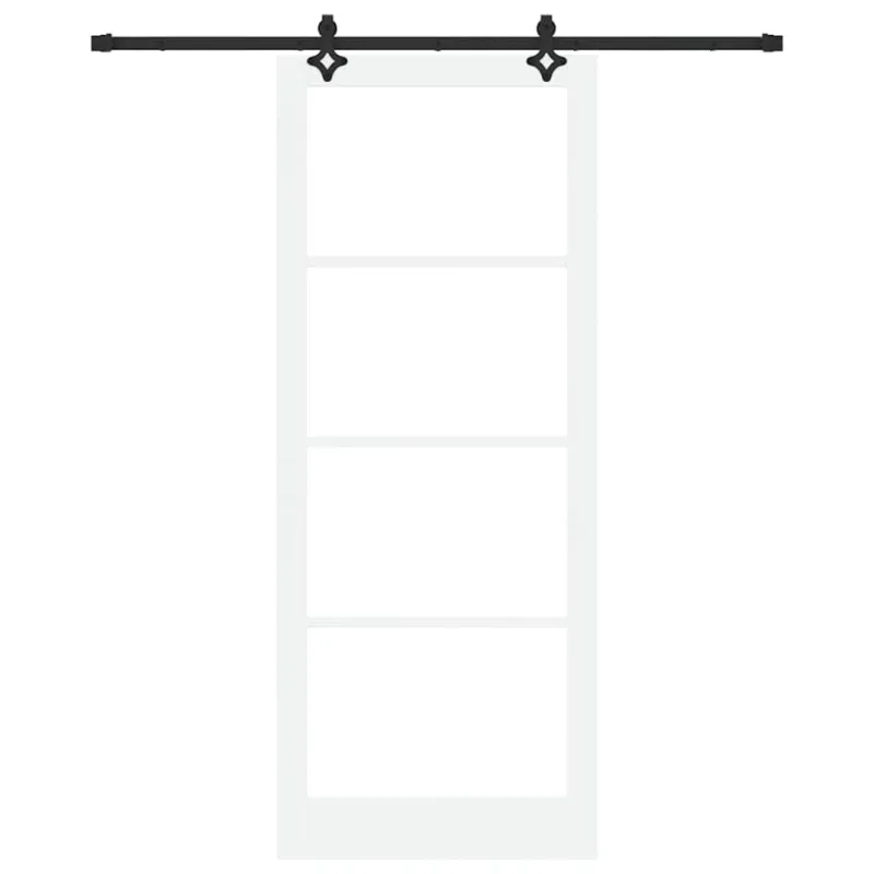 Slankios durys ORKDAL Balta ir juoda 93 x 232 cm