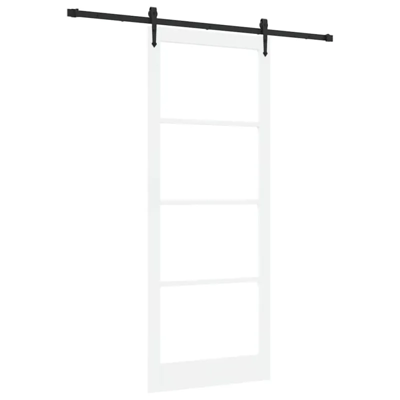 Slankios durys Balta ir juoda 93 x 232 cm