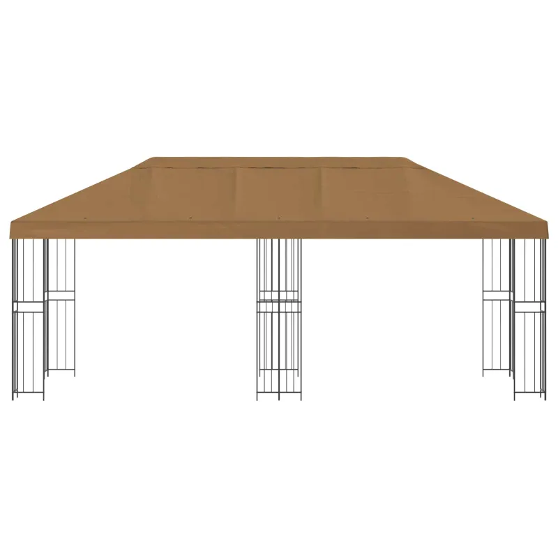 Paviljonas su šoninėmis sienelėmis 6 x 3 m Smėlio
