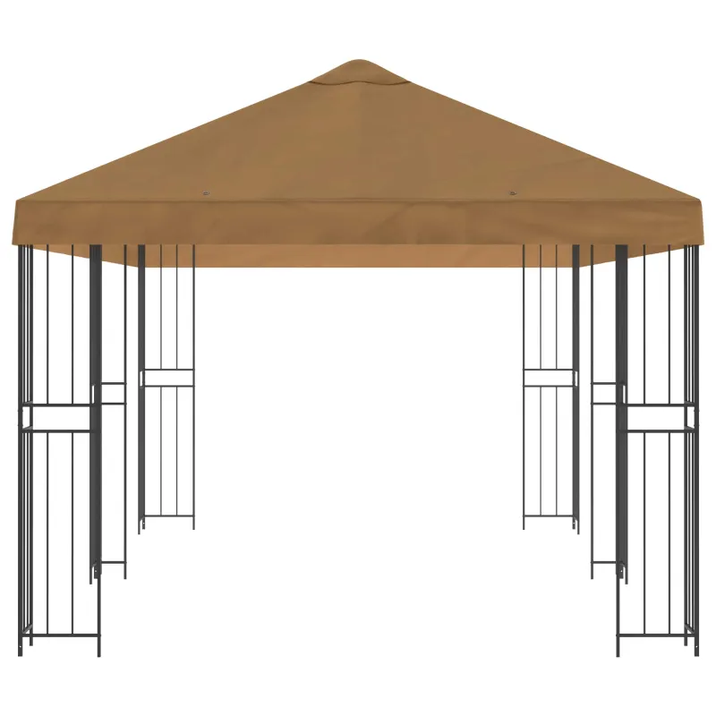 Paviljonas su šoninėmis sienelėmis 6 x 3 m Smėlio