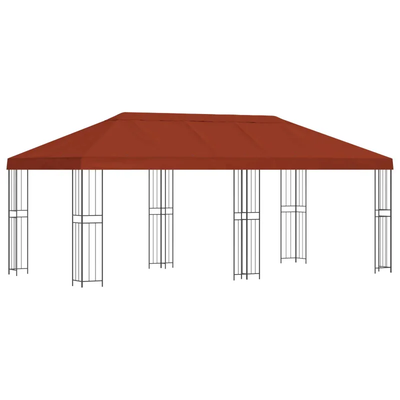 Paviljonas su šoninėmis sienelėmis 6 x 3 m Terakotos