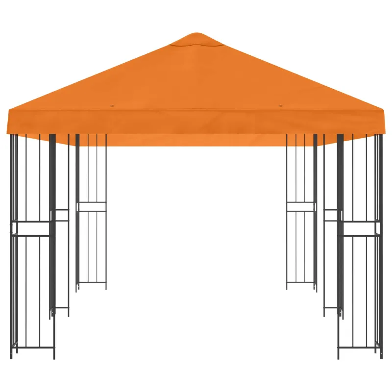 Paviljonas su šoninėmis sienelėmis 6 x 3 m Oranžinė