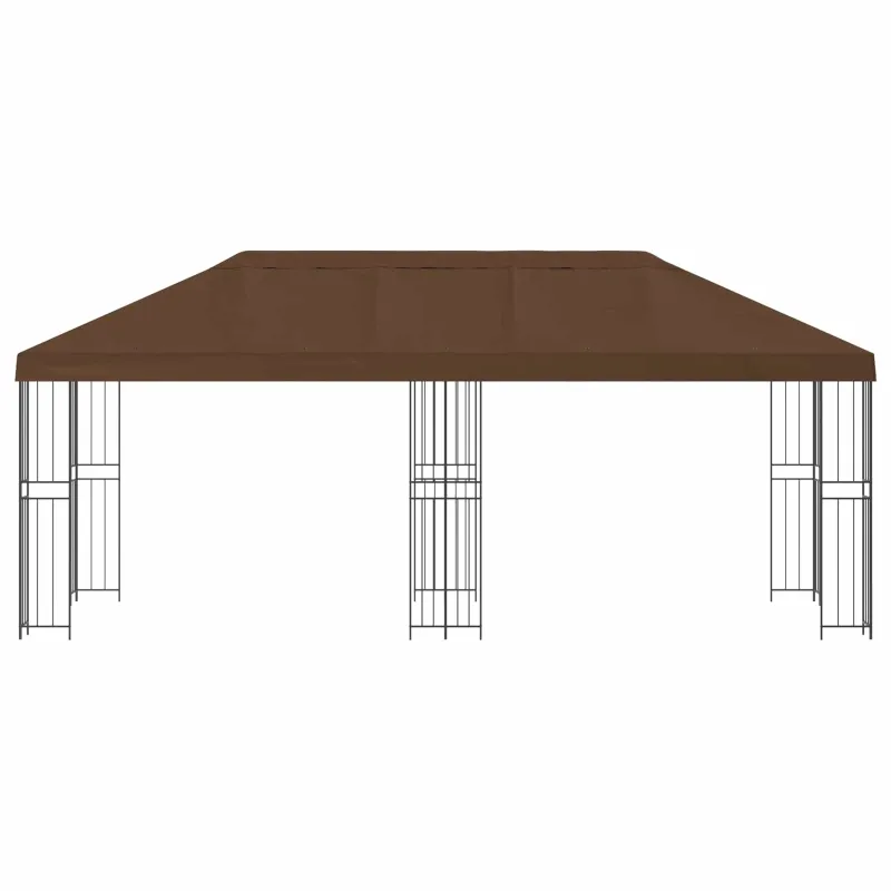 Paviljonas su šoninėmis sienelėmis 6 x 3 m Ruda