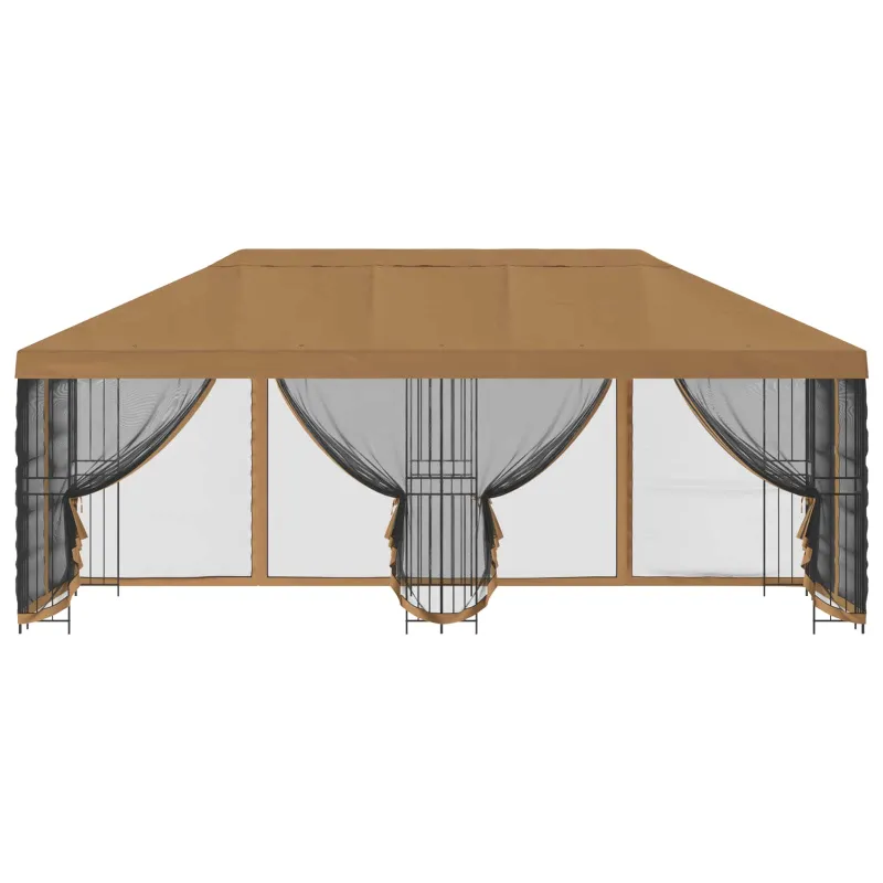 Paviljonas su šoninėmis sienelėmis 6 x 3 m Smėlio