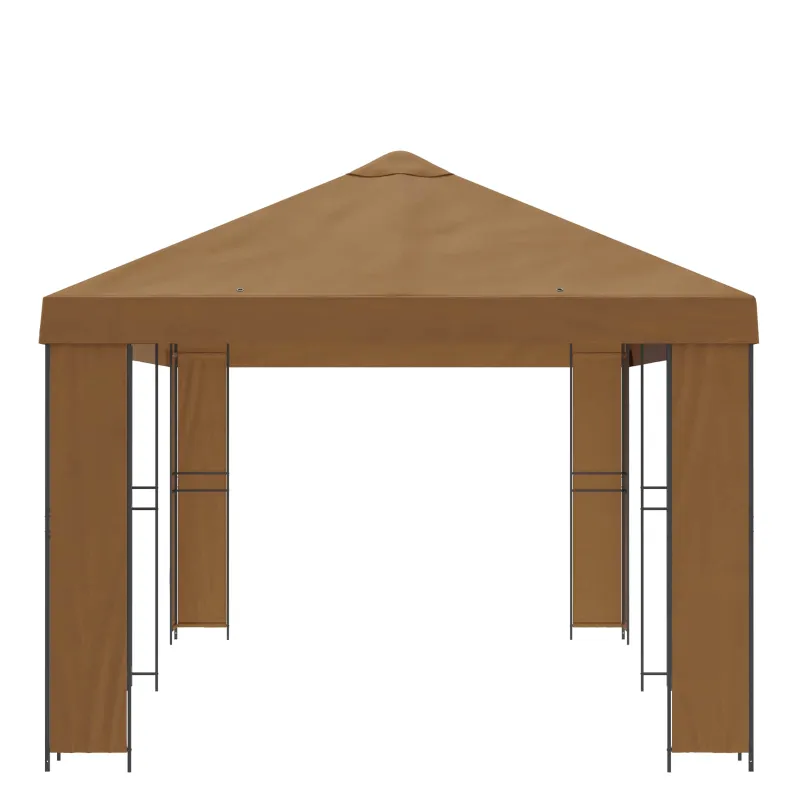 Sodo Paviljonas 6 x 3 m Smėlio Poliesteris ir plienas 190