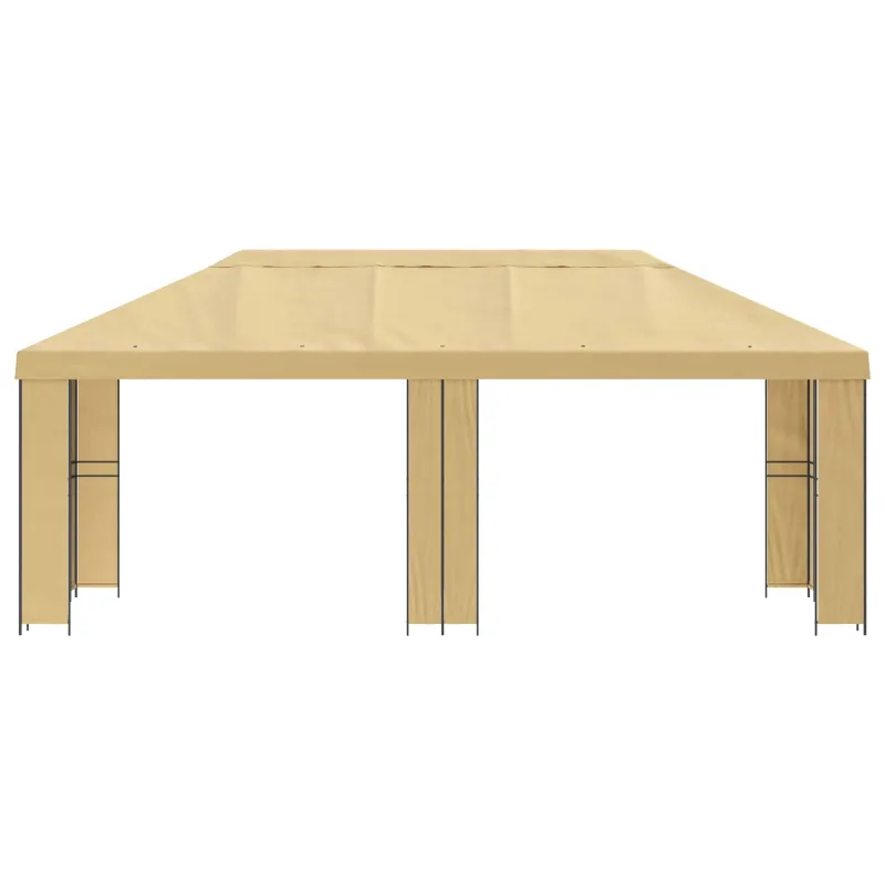 Sodo Paviljonas 6 x 3 m Kreminė Poliesteris ir plienas 190
