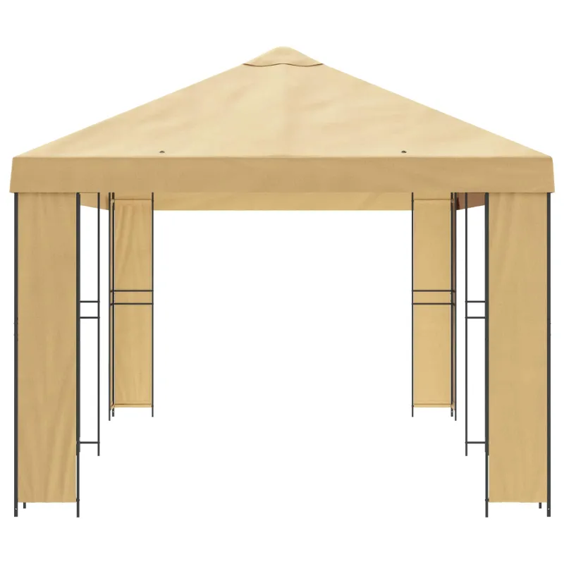 Sodo Paviljonas 6 x 3 m Kreminė Poliesteris ir plienas 190