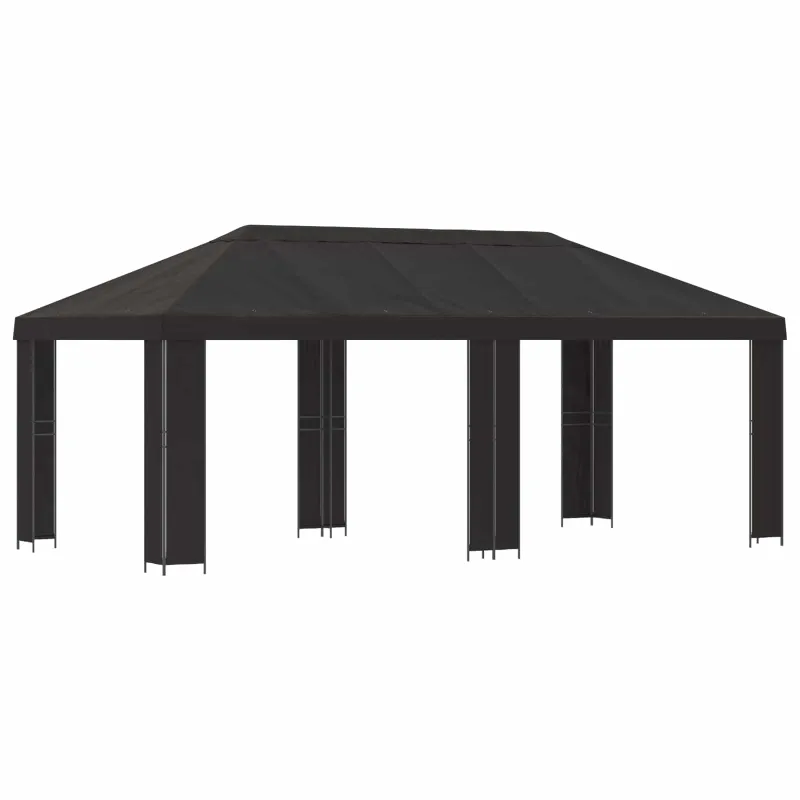Sodo Paviljonas 6 x 3 m Antracito Poliesteris ir plienas 190