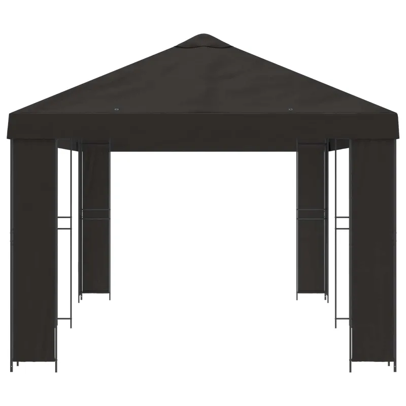 Sodo Paviljonas 6 x 3 m Antracito Poliesteris ir plienas 190