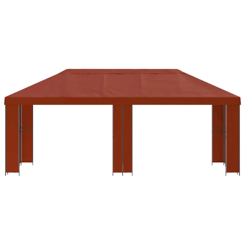 Sodo Paviljonas 6 x 3 m Terakotos Poliesteris ir plienas 190