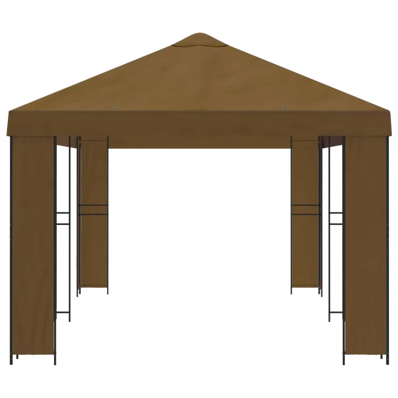 Sodo Paviljonas 6 x 3 m Taupe Poliesteris ir plienas 190