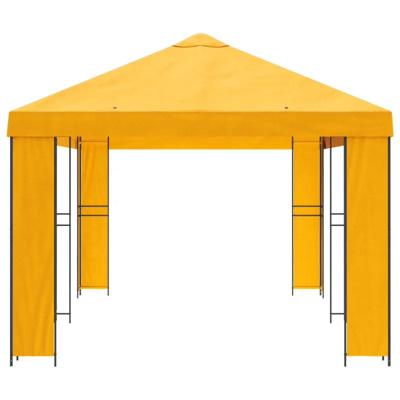 Sodo Paviljonas 6 x 3 m Geltona Poliesteris ir plienas 190