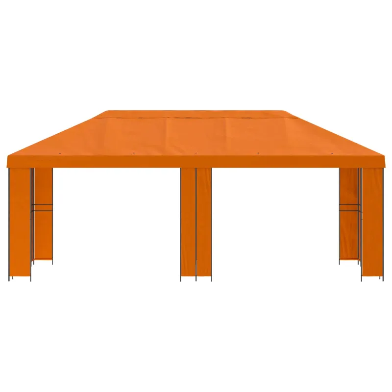 Sodo Paviljonas 6 x 3 m Oranžinė Poliesteris ir plienas 190