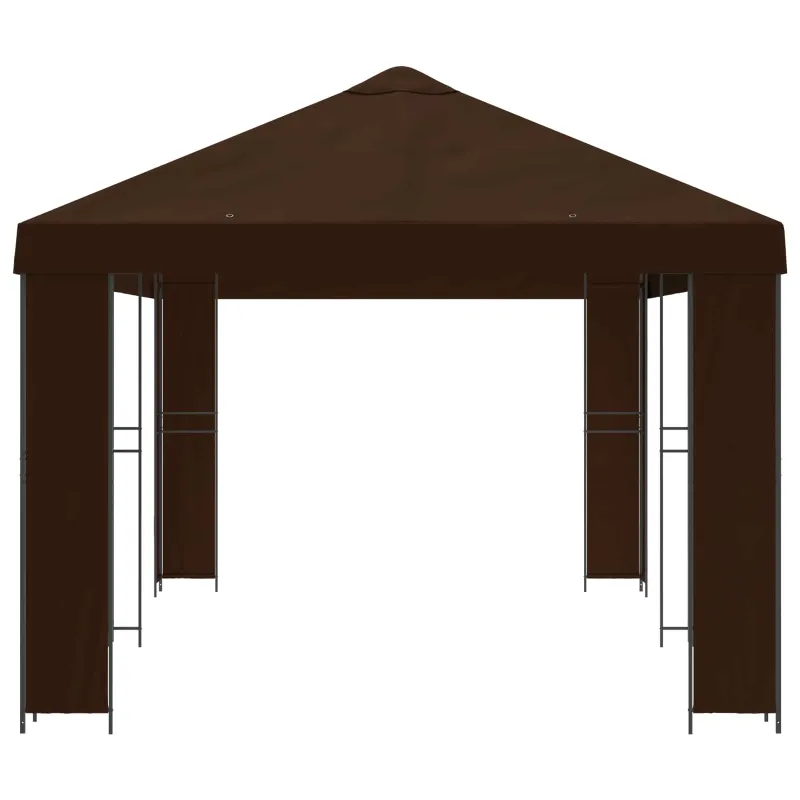 Sodo Paviljonas 6 x 3 m Ruda Poliesteris ir plienas 190