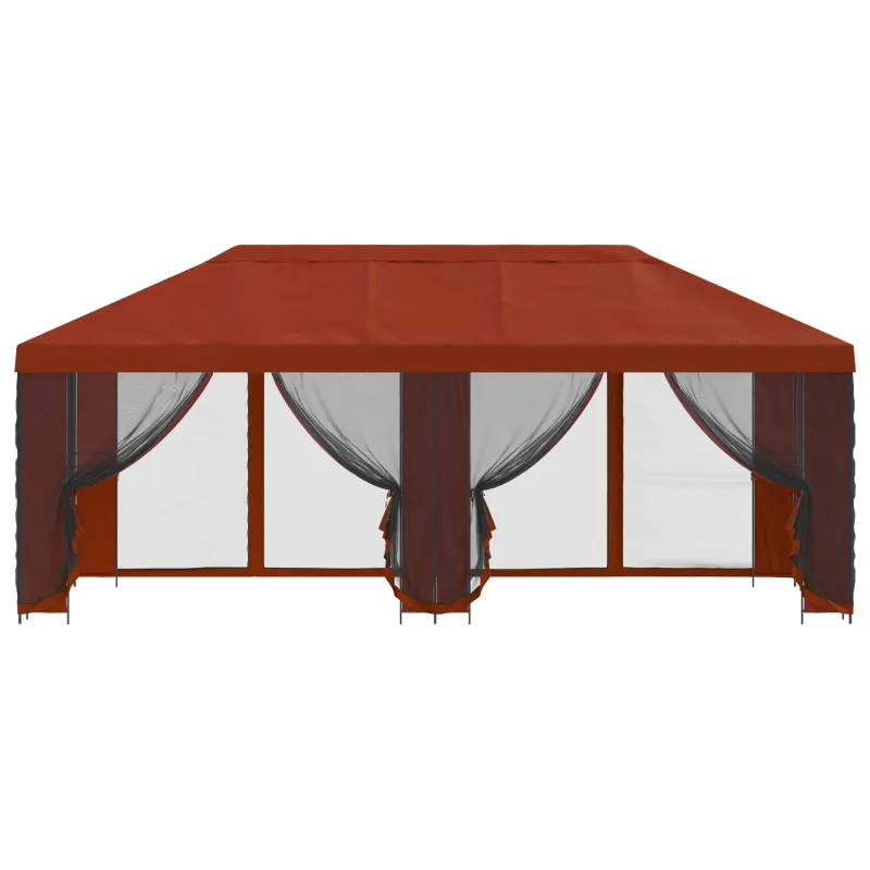 Paviljonas su šoninėmis sienelėmis 6 x 3 m Terakotos
