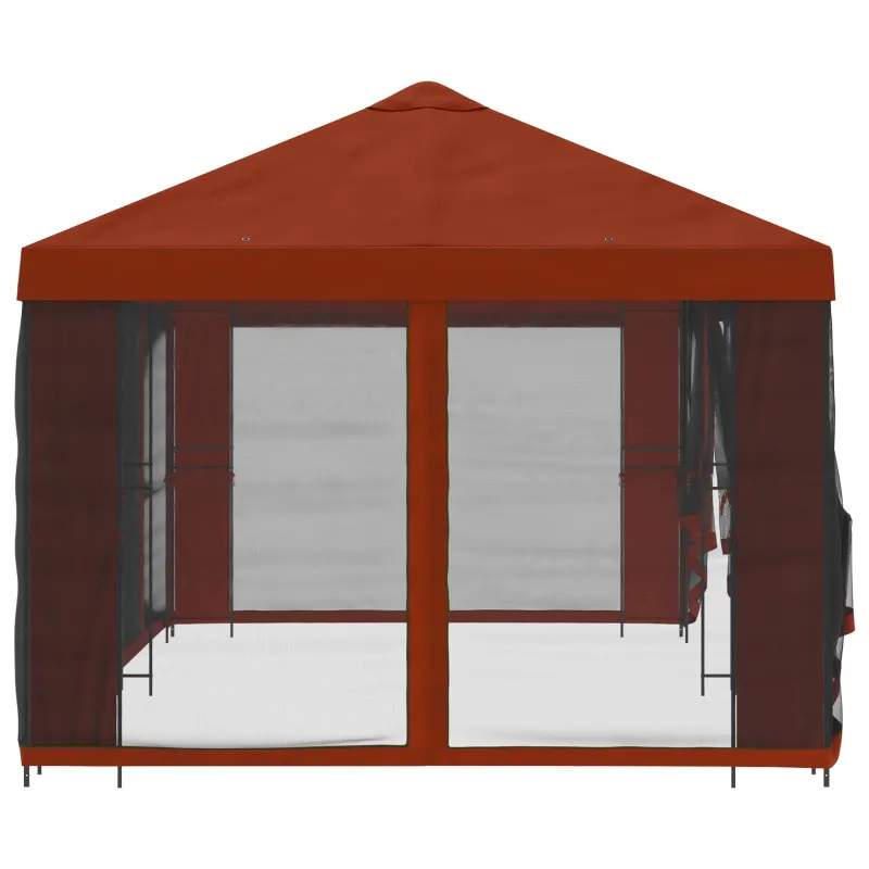 Paviljonas su šoninėmis sienelėmis 6 x 3 m Terakotos
