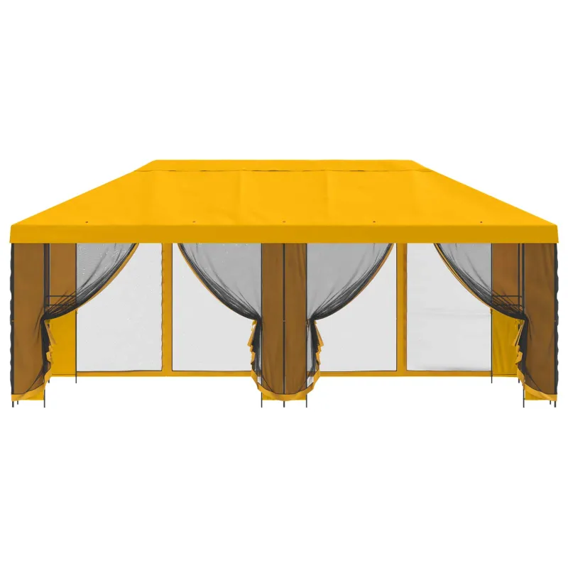 Paviljonas su šoninėmis sienelėmis 6 x 3 m Geltona