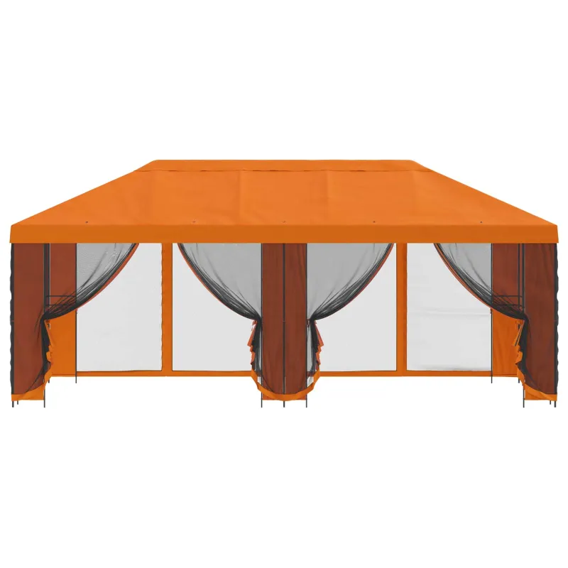 Paviljonas su šoninėmis sienelėmis 6 x 3 m Oranžinė