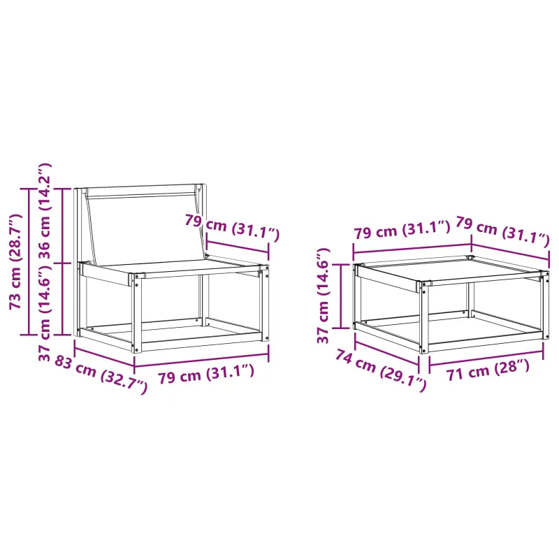 Lauko sofos komplektas su pagalve 6 pcs Natūralus ir grietinėlė