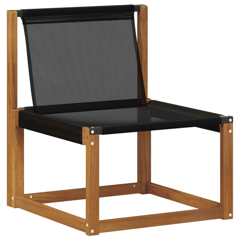 Lauko sofos komplektas su pagalve 7 pcs Natūralus ir bežinis