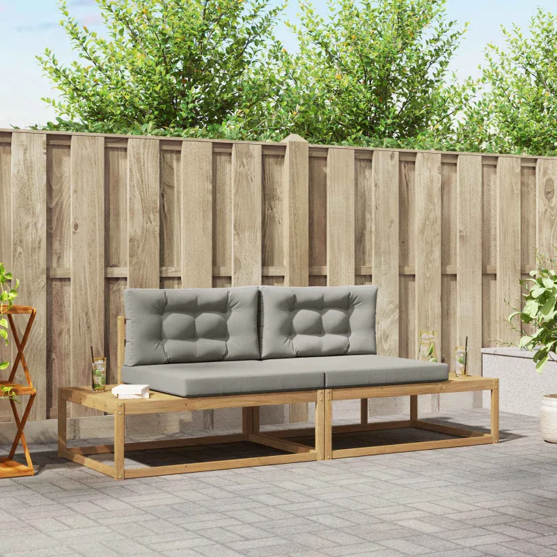 Lauko sofos komplektas Balta 230,5 x 83 x 73 cm Poliesteris