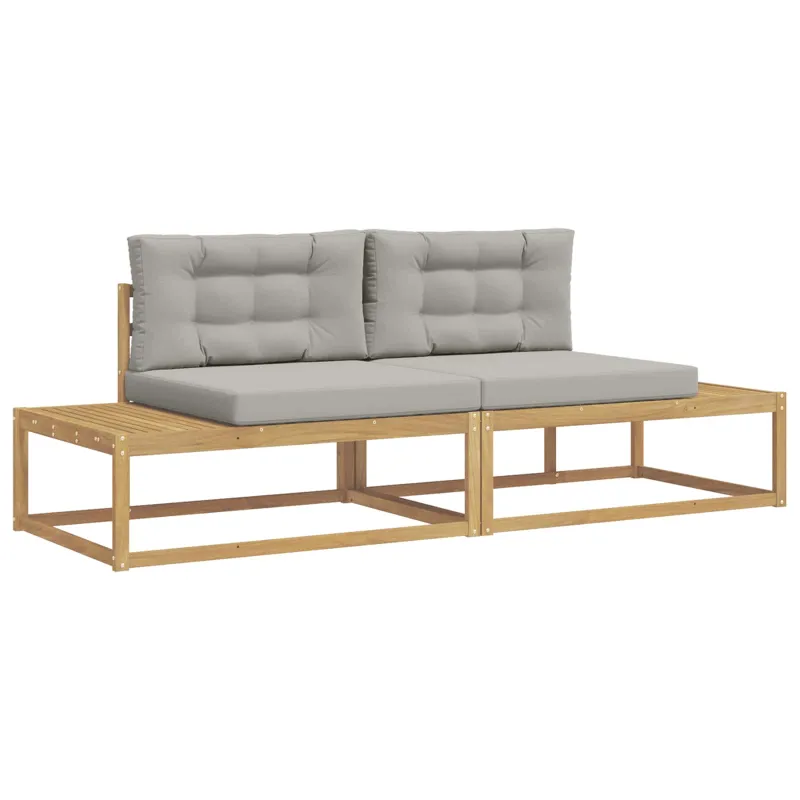 Lauko sofos komplektas Balta 230,5 x 83 x 73 cm Poliesteris