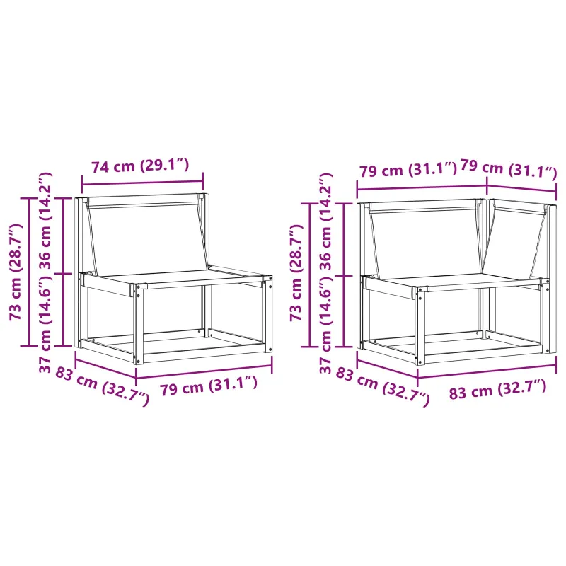 Lauko sofos komplektas su pagalve 7 pcs Balta ir juoda