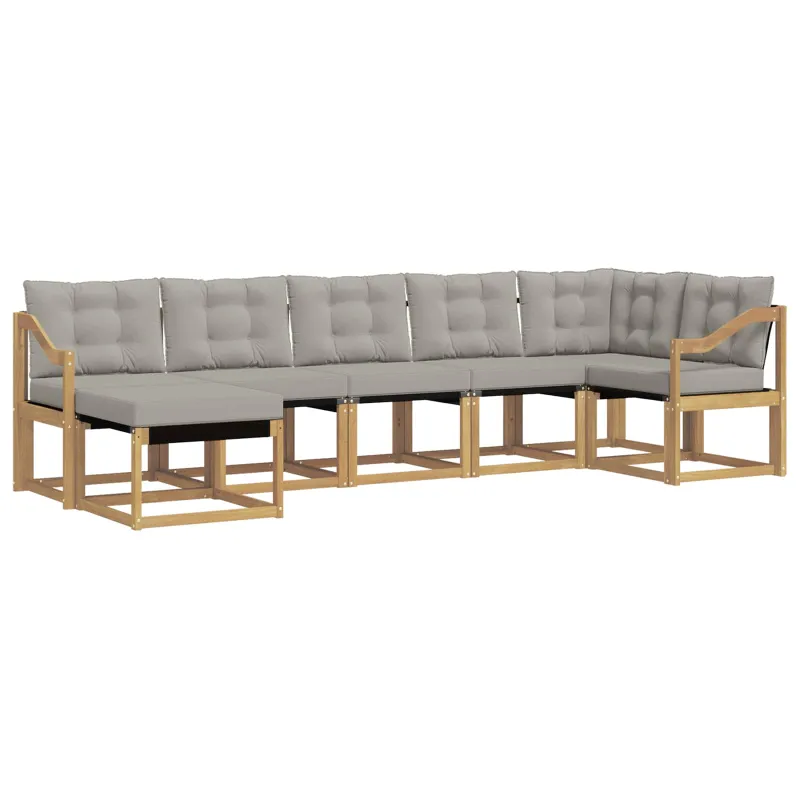 Lauko sofos komplektas su pagalve 7 pcs