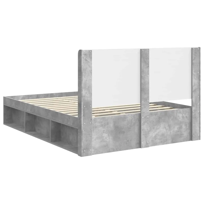 Lovos rėmas su saugojimu ir nugara 3 pcs Apdirbta mediena