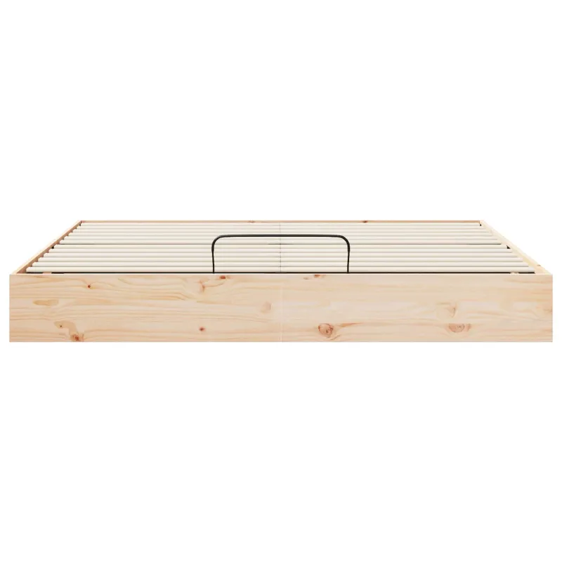 Otomano lovos rėmas su saugojimo funkcija Natūrali 200 x 200 cm