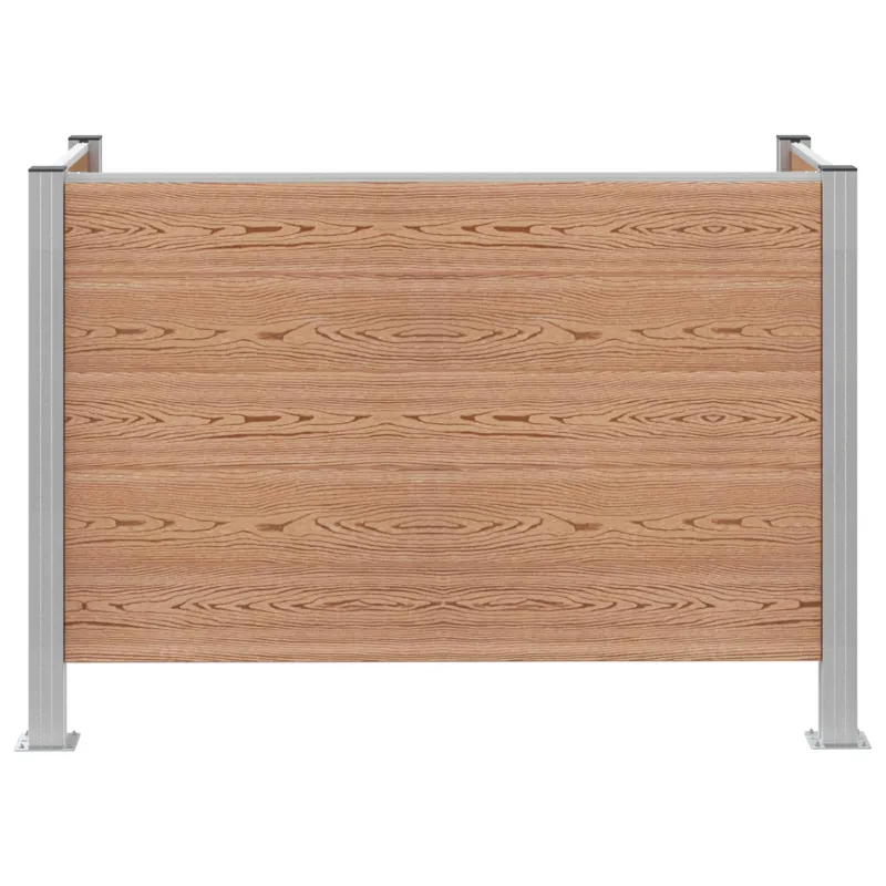 Atliekų konteinerio tvora Ruda 161 x 85 x 115 cm Alavas ir WPC