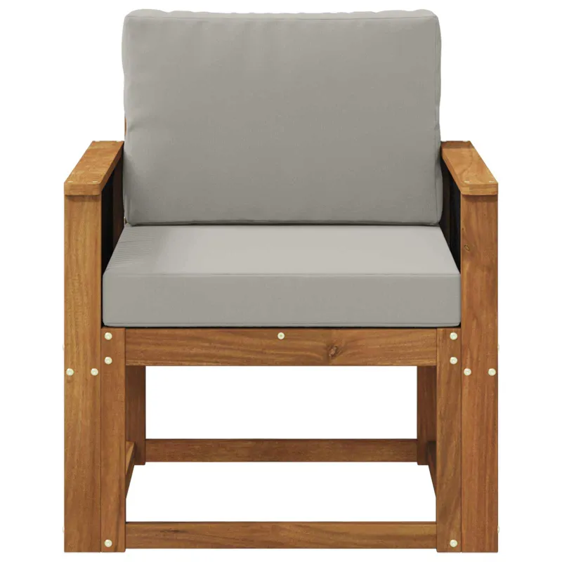 Lauko Vidurinis Sofa Kietos akacijos mediena Natūrali