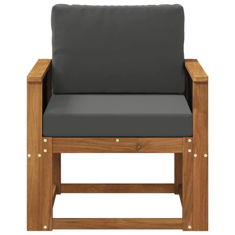 Lauko Vidurinis Sofa Kietos akacijos mediena Natūrali