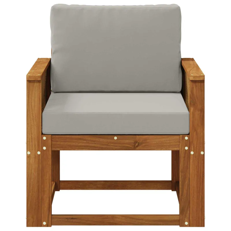 Lauko Vidurinis Sofa Kietos akacijos mediena Natūrali