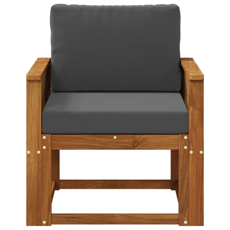 Lauko Vidurinis Sofa Kietos akacijos mediena Natūrali