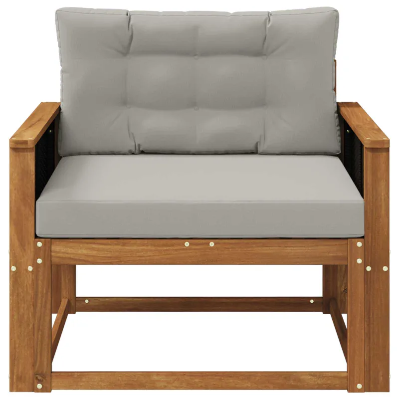 Lauko Vidurinis Sofa Kietos akacijos mediena Natūrali